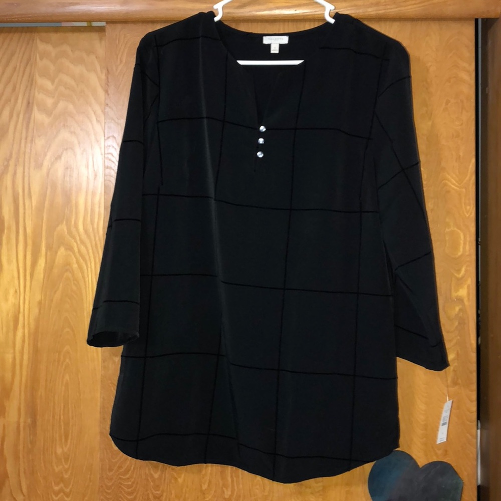 Dressy black tunic
